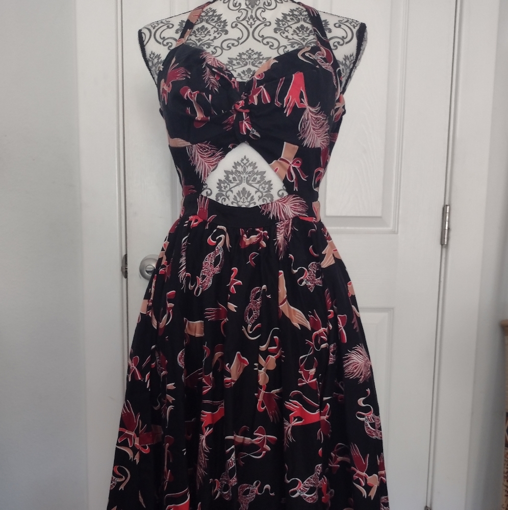 Renee Fetish Print Dress by Pinup Girl
